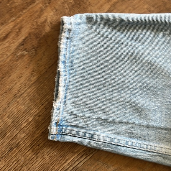 Abercrombie & Fitch Cross Button The Dad High Rise Jean 33/16 - Picture 6 of 11